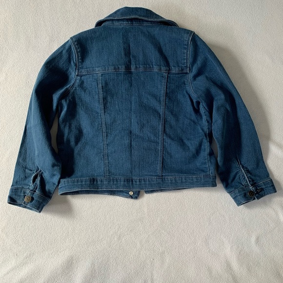 GYMBOREE GIRLS -LIKE NEW! Denim jean jacket 5T - Picture 2 of 4
